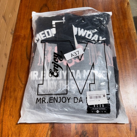 NEW Men’s Snow Day x MEDM Rapper Snowday Black Hoodie Sweatshirt M Medium NWT - Picture 14 of 16